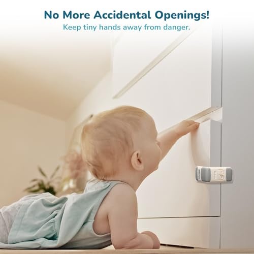R for Rabbit Protector Plus Drawer Locker for Kids (1 Unit) | Premium Cabinets Door & Cupboard Lock | Wardrobe Child Safety Proofing Drawer Locks - Image 3