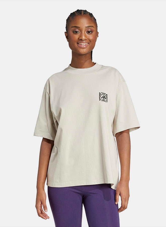Adidas Animal Loose Graphic T-Shirt - Image 4