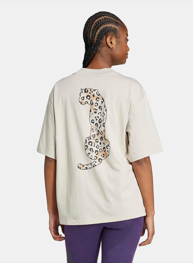 Adidas Animal Loose Graphic T-Shirt - Image 5
