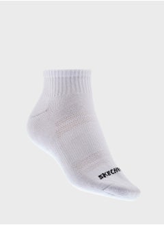 SKECHERS 6 Pack Terry Qtr Crew Socks  - Image 4