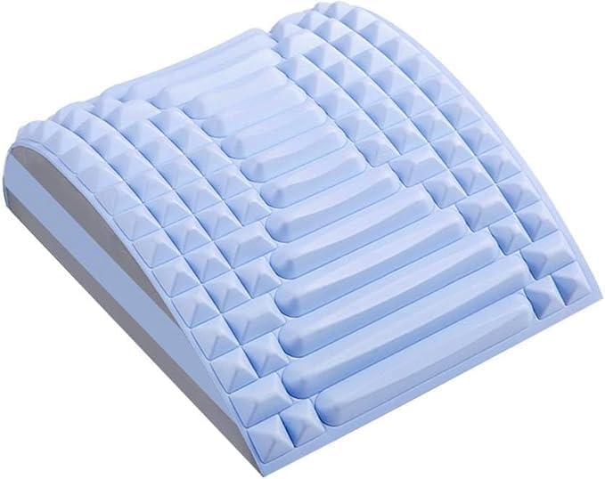 S SINDHIA S SINDHIA® Back Stretcher Pillow for Lower Back Pain Relief - Lumbar Support, Spine Alignment & Posture Correction - Orthopedic Back Cracker Device for Home & Office Use 1Pcs Multicolour - Image 1