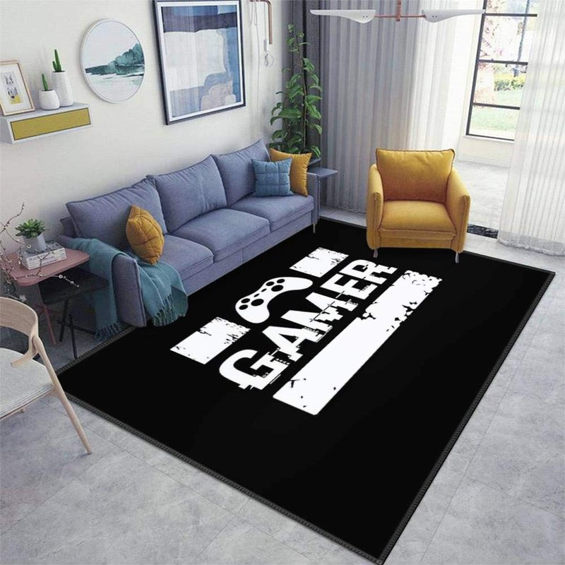 ZOANIML Gamer Video Game Player Gaming Area Rugs NonSlip Floor Mat Doormats Home Runner Rug Carpet for Bedroom Indoor Outdoor Kids Play Mat Nursery Throw Rugs Yoga Mat 