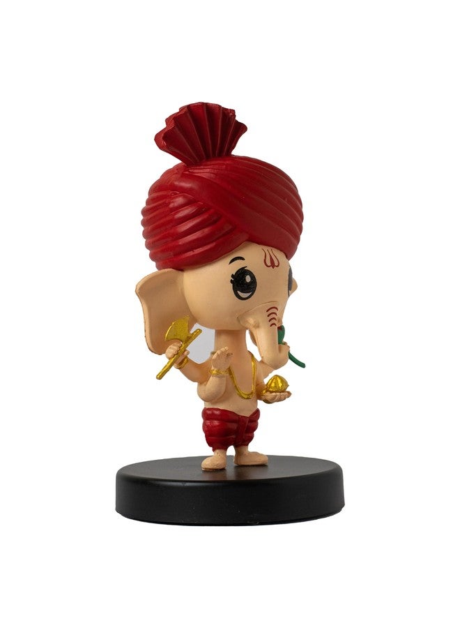 BUDDYZ Shiv Shankar Ji & Shree Ganesh Ji Bobblehead | Decoration Items for Home Décor, Car Dashboard, and Office Table | God Statue for Festival | Gift for Kids, Family and Friends (Pack of 2) - Image 5