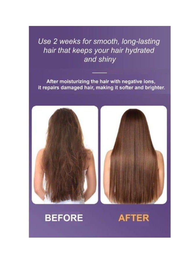 TIGER مجفف شعر 3 في 1 - فرشاة مشط ومملس مع هواء ساخن وبارد لتكثيف وتصفيف والتحكم في التجاعيد - أداة شعر متعددة الوظائف لشعر ناعم ولامع - Image 2