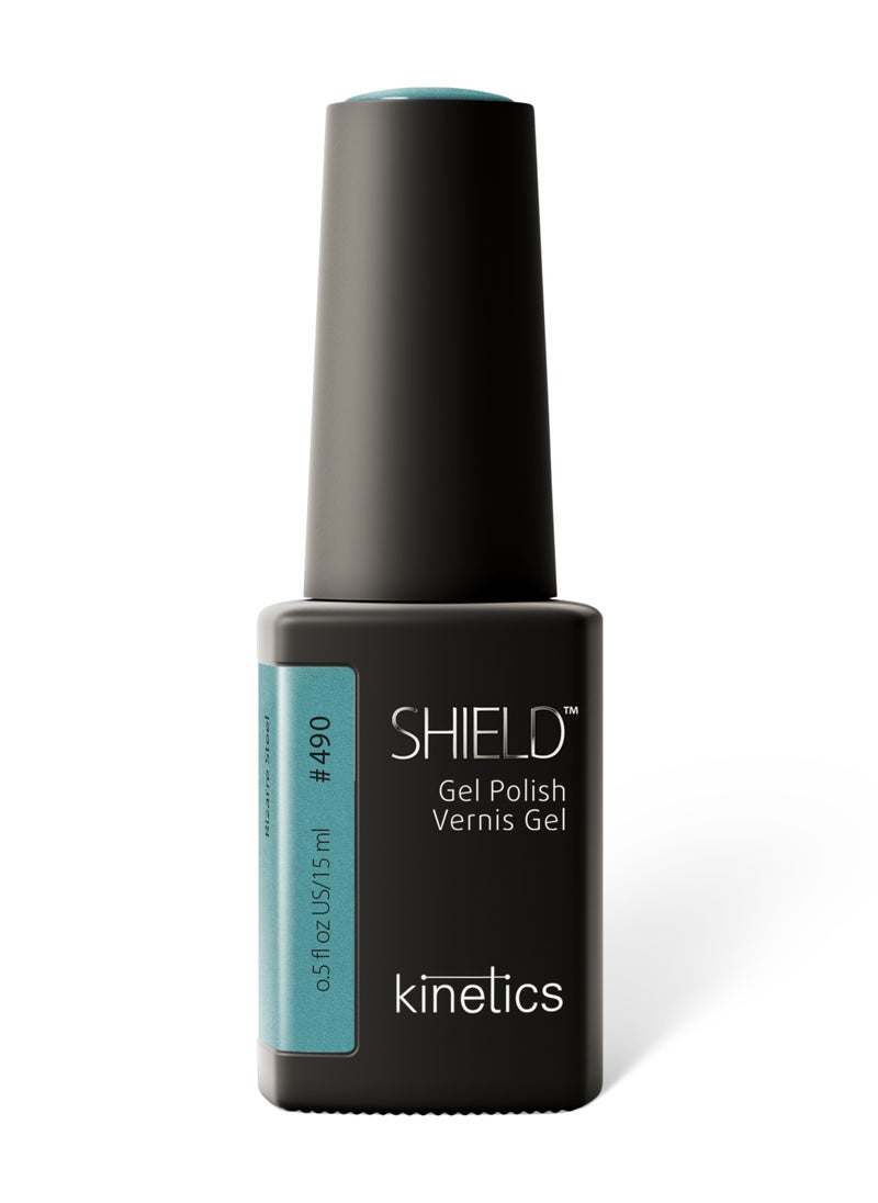 KINETICS SHIELD GEL POLISH 15 ML | #490 BIZARRE STEEL  - Image 1
