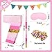 PCFING 20 Inch Number 7 Piata Pink Gold with 30 Inch Piata Stick Blindfold Confetti for Boys Girls Adults Birthday Party Decorations Anniversary Celebration Fiesta - Image 4