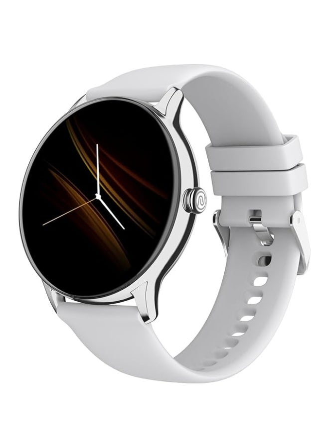 Noise Twist Go Round dial Smartwatch with BT Calling, 1.39" Display, Metal Build, 100+ Watch Faces, IP68, Sleep Tracking, 100+ Sports Modes, 24/7 Heart Rate Monitoring (Silver Grey) - Image 1