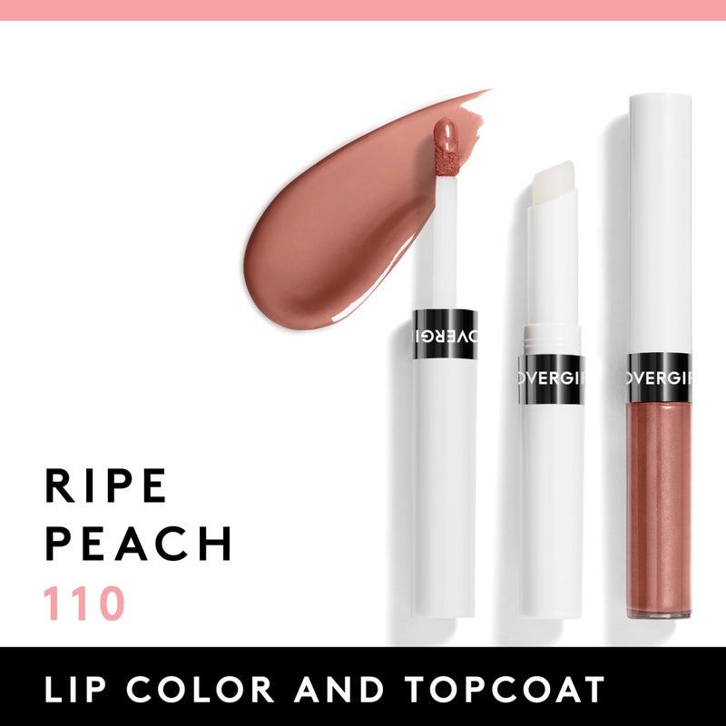 COVERGIRL Outlast All-Day Lip Color with Moisturizing Topcoat, New Neutrals Shade Collection, Ripe Peach, Pack of 1 - Image 2