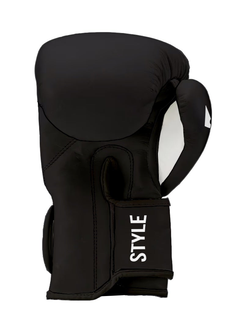Ko Style Boxing Gloves Black Premium Leather. - Image 3