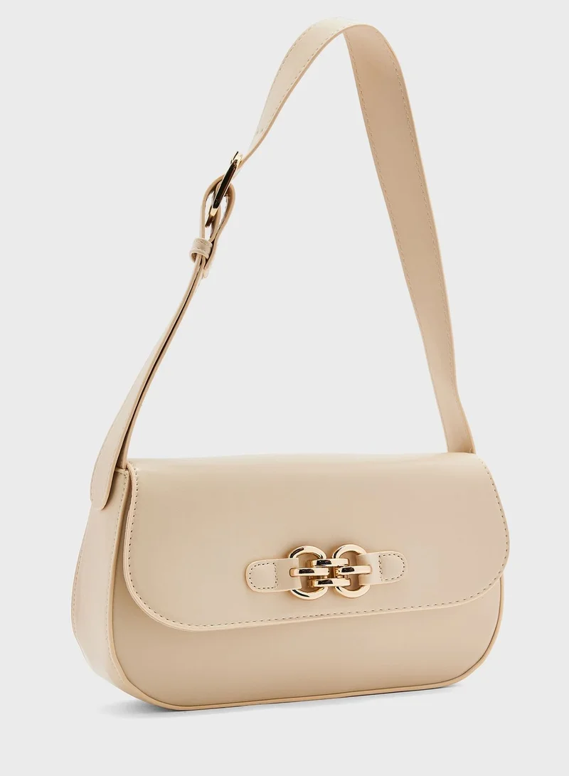 ELLA Shoulder Bag With Buckle Detail