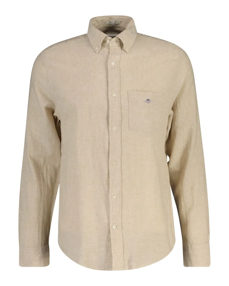 GANT  Regular Cotton Linen Shirt for Men | Best Price UAE