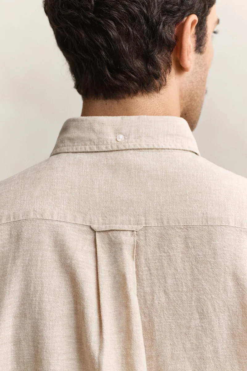 GANT  Regular Cotton Linen Shirt for Men | Best Price UAE