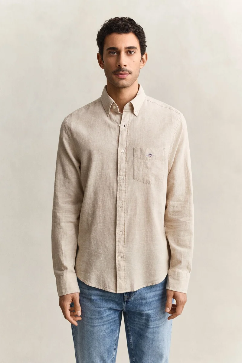 GANT Regular Cotton Linen Shirt