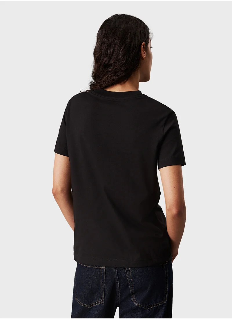 كالفن كلاين جينز EMBROIDERED CK REGULAR TEE