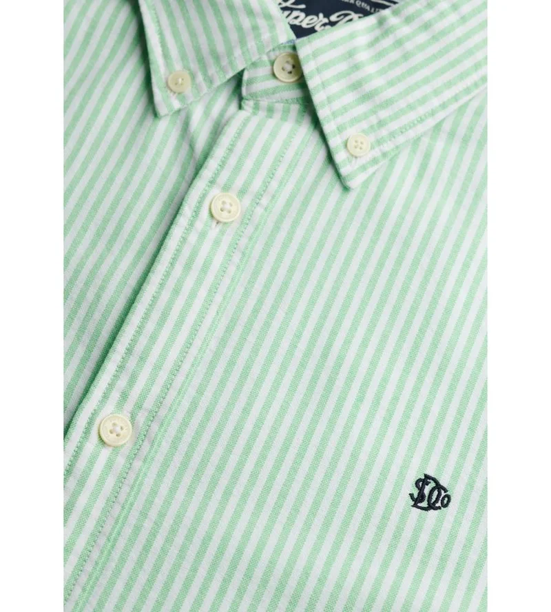 سوبر دراي Preppy Oxford Long Sleeve Shirt