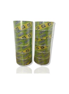 Generic Wide Tape (12 Rolls) Crystal, Clear - Excellent Adhesion and Long Life - 300 Yard  - Image 1
