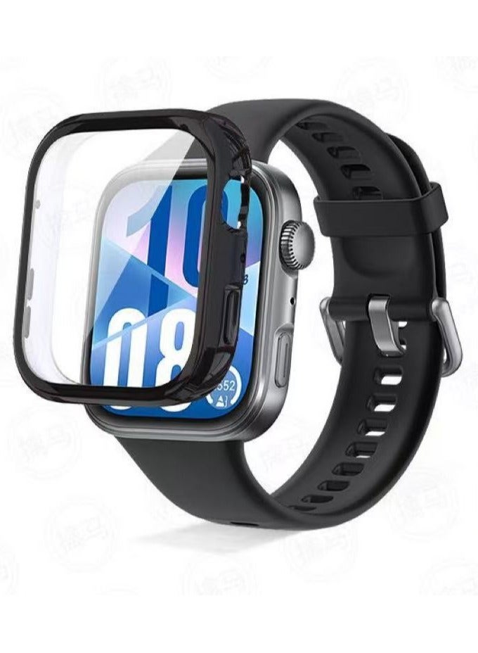 DKNG For Huawei Watch Fit4 TPU Screen Protector, Drop & Scratch Resistant Full Case (Black)  - Image 1