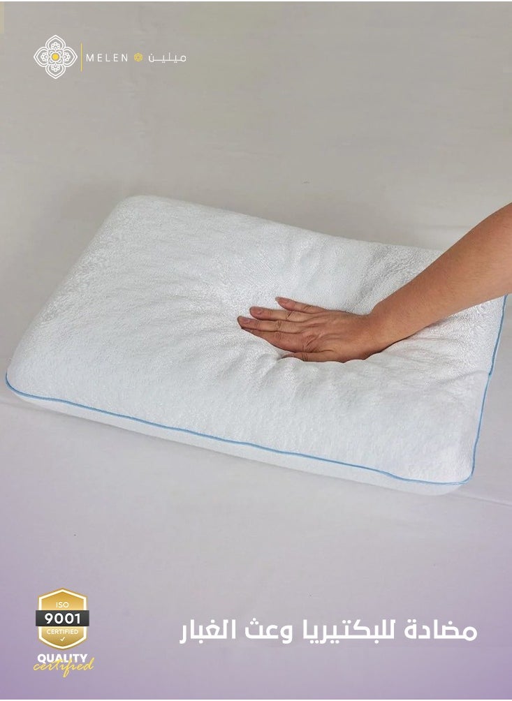 Dual-Sided Memory Foam Pillow for Cooling