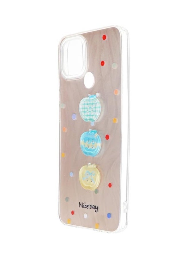 Plastic Back Cover For Oppo A15, Multi Color - Image 3