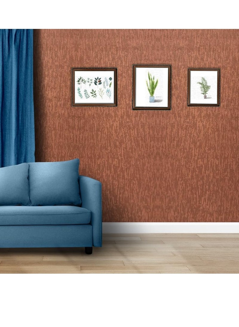 MAF Wallpaper MAF Wallpaper PR786135 PVC Textured Wallpaper For Bedroom, Living Room, Office, Room Decoration, Wall covering, Decorative Paper, Modern Wallpaper - Brown  - Image 1