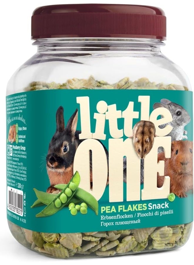Little One snack Pea flakes 230g Green - Image 1