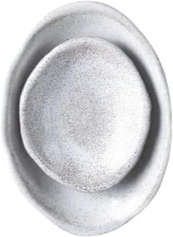 Ricrac Reece -Serving Plate Set GALACTIC BEIGE