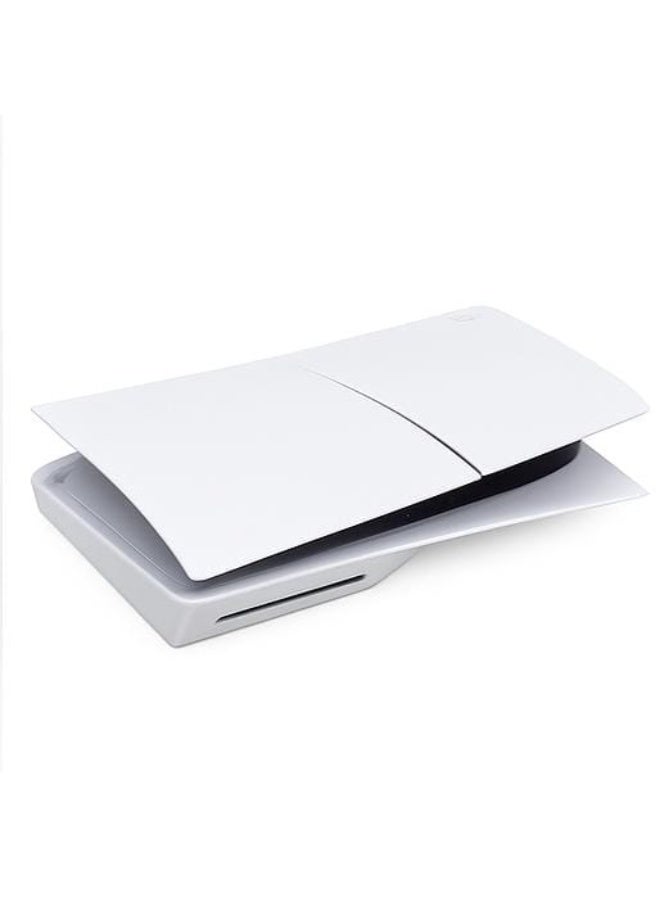 PS5 Console Faceplate Cover Shell – White Replacement Side Plates for PlayStation 5 Disc Edition - Image 2