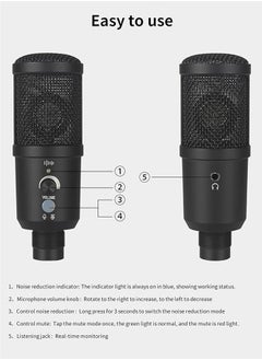 General USB condenser microphone for computers, laptops, for singing, broadcasting, recording, gaming, streaming, conferencing, YouTube  - Image 4