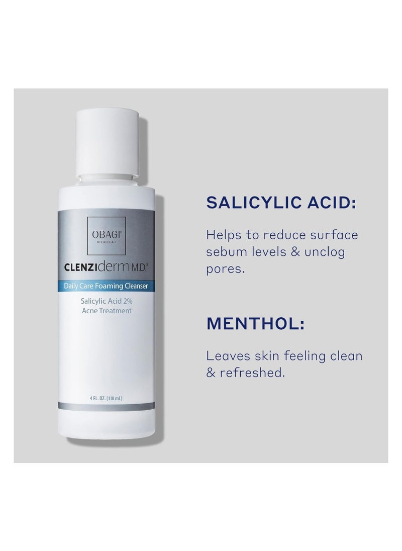 Obagi Medical CLENZIDERM M.D. DAILY CARE FOAMING CLEANSER 118 ml  - Image 4