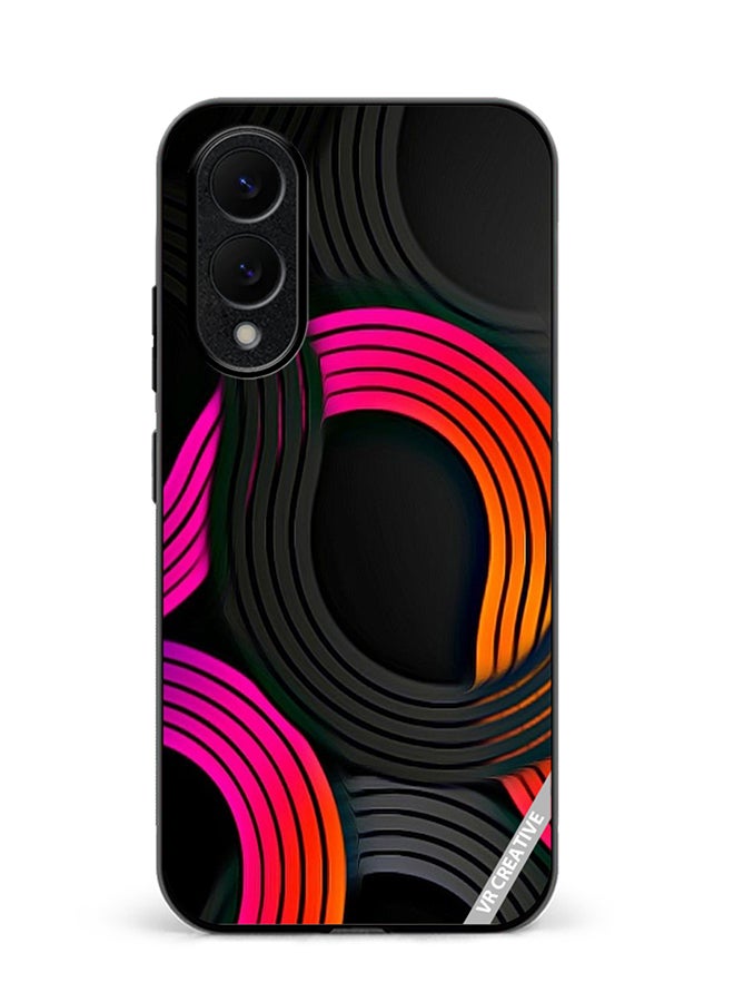 VR CREATIVE Protective Case Cover For Samsung Galaxy S25 Edge Flower Design Multicolour