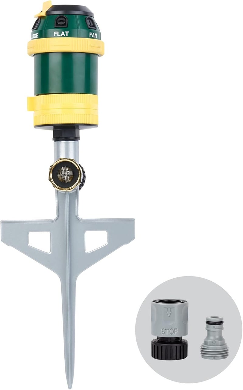 Melnor 65161AMZ 6 Pattern Rotary Sprinkler w/Spike - Image 1