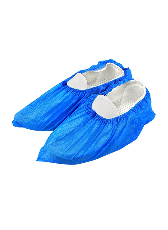 100-Piece Anti-Slip Disposable Shoe Cover Dark Blue - Image 1