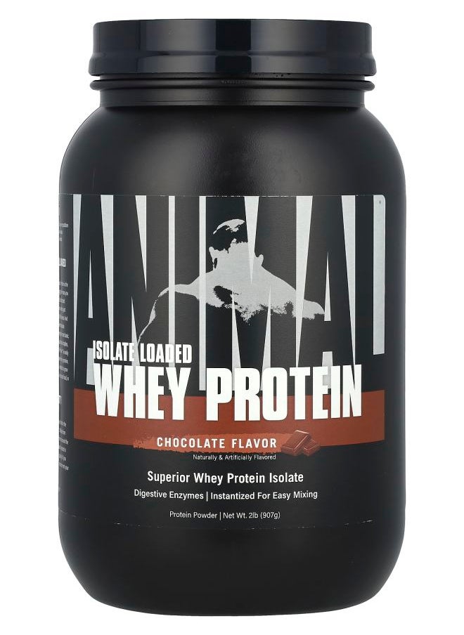 ANIMAL Isolated Loaded Whey Protein Powder Chocolate 2 lb (907 g) 