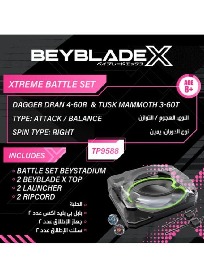 Beyblade X Xtreme Beystadium Battle Set 2026 | Includes 2 Right Spinning Tops and 2 Launchers | Gift for Beyblade Lovers and Kids - Image 4