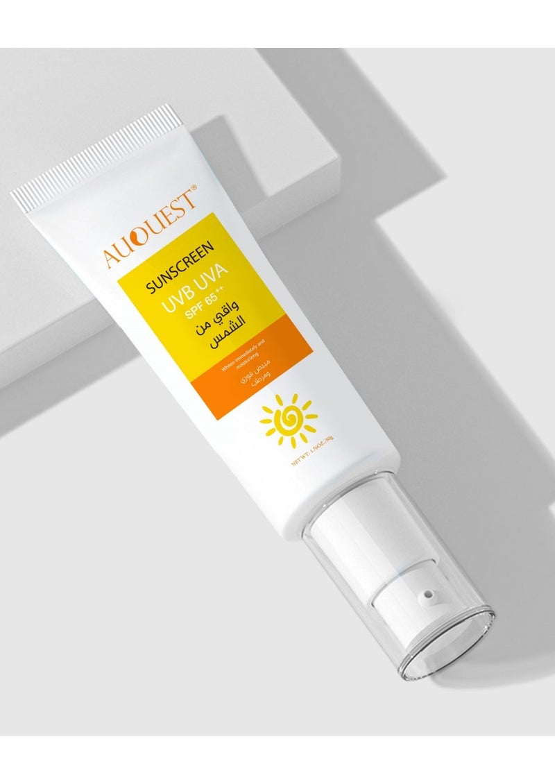 AuQuest Instant whitening and moisturizing sunscreen 50g - Image 3