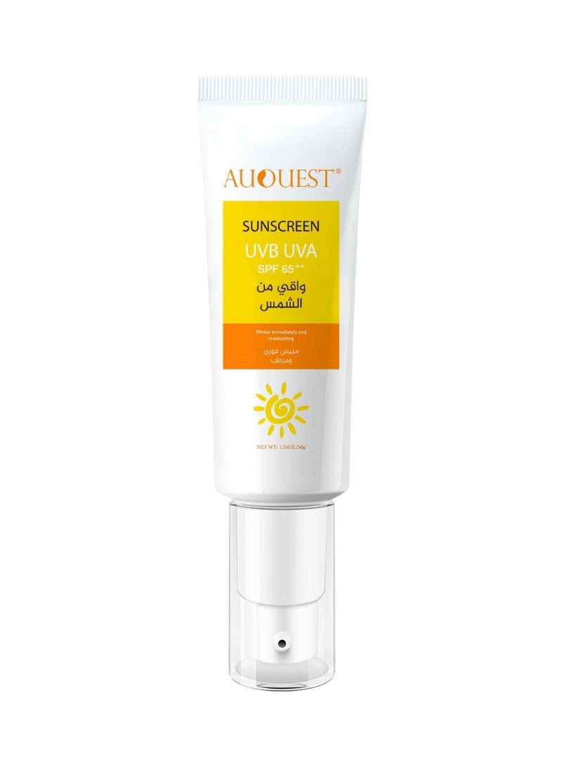AuQuest Instant whitening and moisturizing sunscreen 50g - Image 4