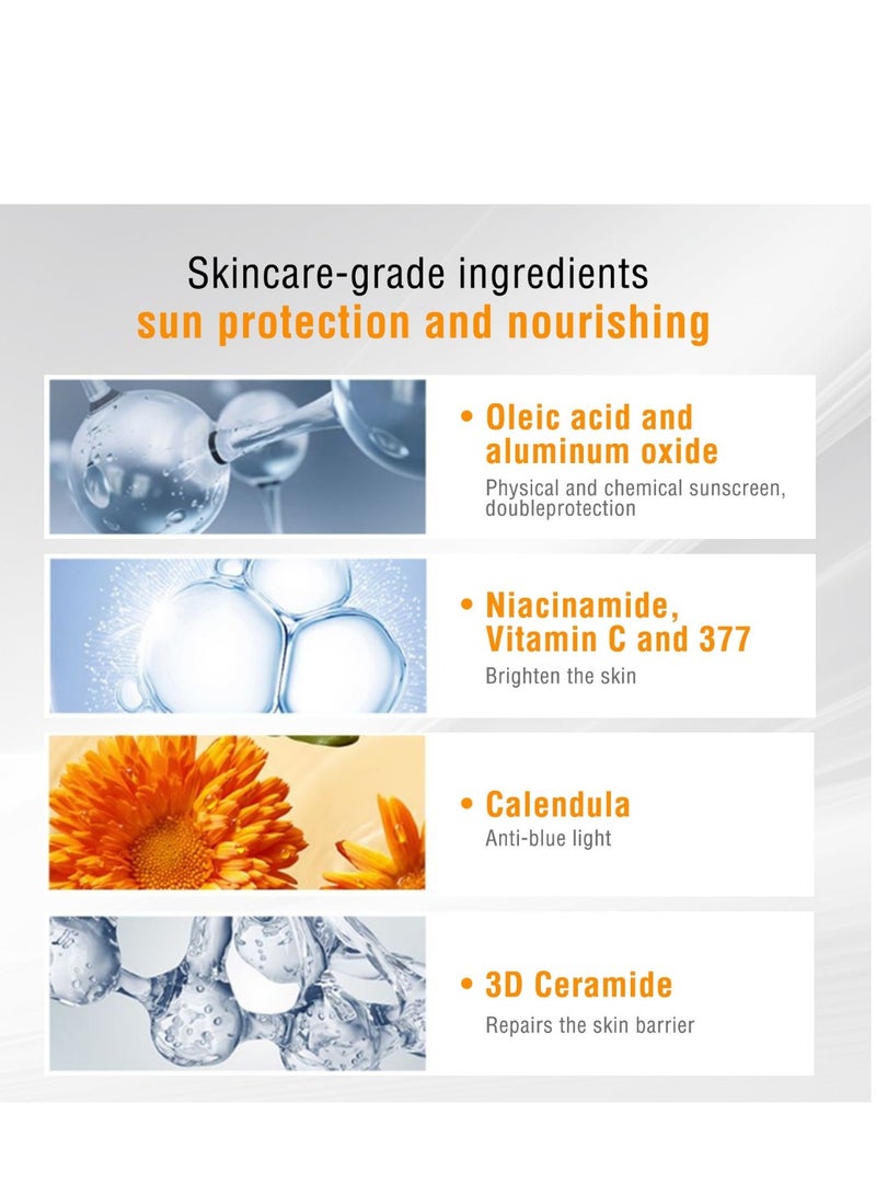 AuQuest Instant whitening and moisturizing sunscreen 50g - Image 5