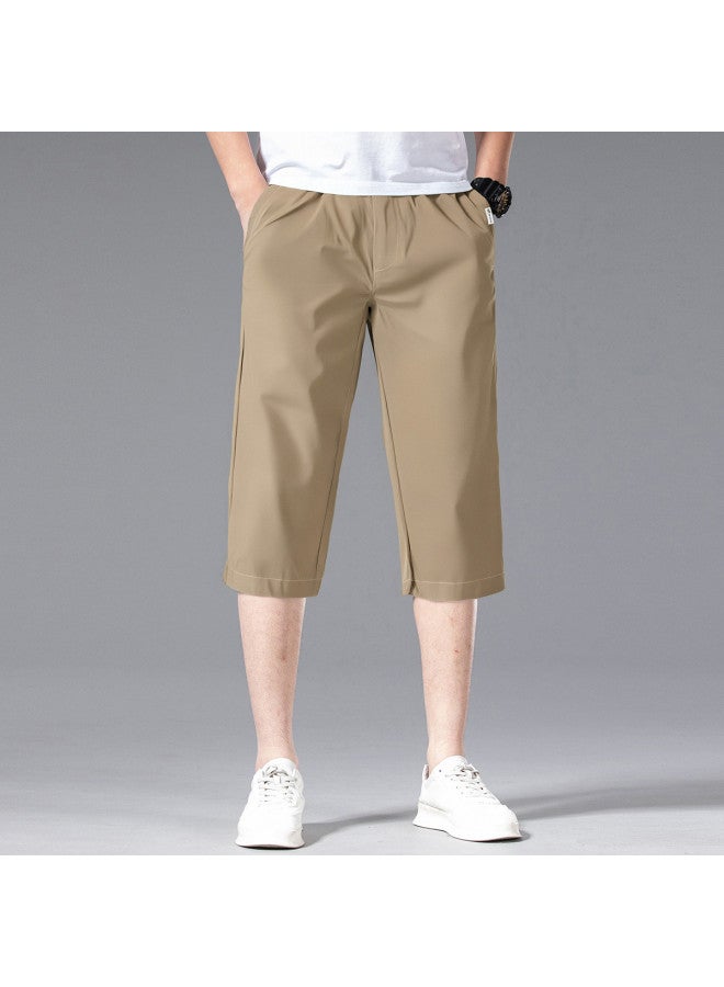 FOLUNSI Men's Casual Pants Summer Bestseller Straight-leg Trousers Lightweight Breathable Versatile Mid-length Shorts For Men - Image 5