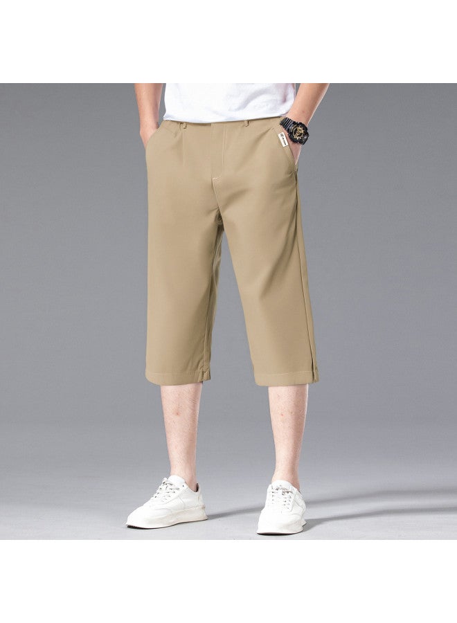 FOLUNSI Men's Casual Pants Summer Bestseller Straight-leg Trousers Lightweight Breathable Versatile Mid-length Shorts For Men - Image 4