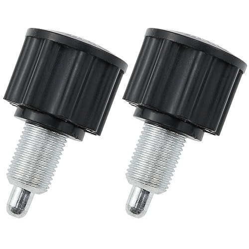 AYLIFU M16 Pop Pull Pin Knob Adjustment Fitness Pop Pull Pin Knob for Fitness Equipment,64×36.2mm/2.52×1.42inch, Bicycle Equipment, Black 2PCS - Image 1