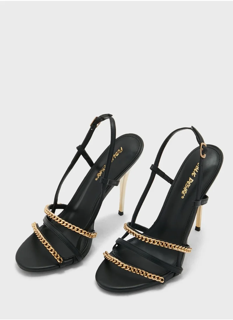 PUBLIC DESIRE Cleopatra High Heel Sandals