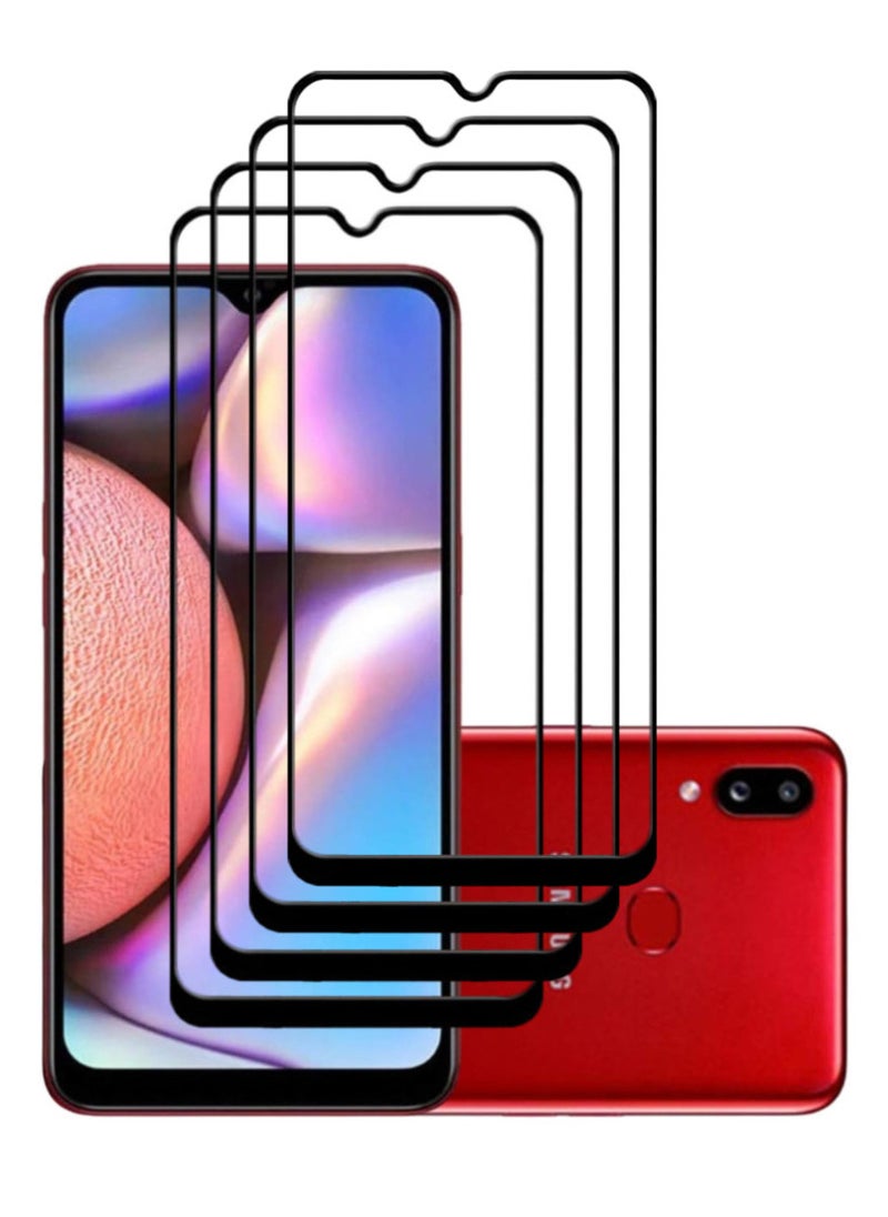 ACLIX 4 Pieces Antistatic ESD Dustproof Premium Quality High Definition Tempered Glass Screen Protector Designed For Samsung Galaxy A10s - Image 1