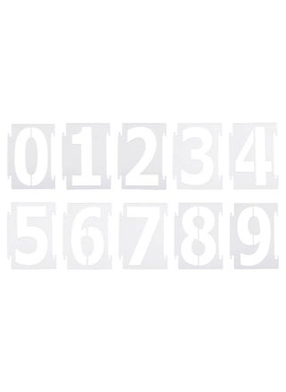 3 Inch Number Stencils 20 Pack Reusable Plastic Numbers Templates Set 09 For Painting Drawing White - pzsku/Z85BB61B38D5A4E7B37E3Z/45/_/1720074025/e2de520e-4b29-4900-81fd-7cb12702b598