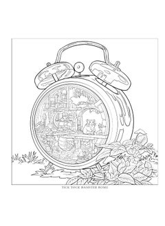 Tiny Worlds: Pocket Pets: An Artist’s Coloring Book of Itty-Bitty Animals  - Image 2