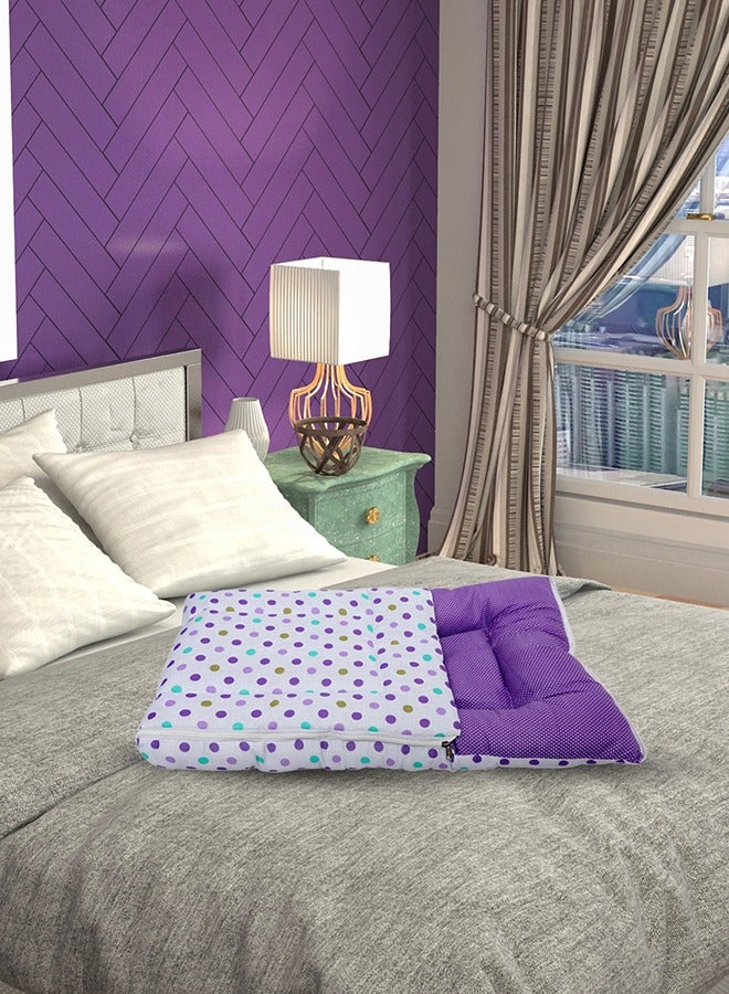 Superminis Plush and Soft Baby Sleeping Bag– Breathable, Cushioned– Perfect for Newborns and Infants, 0M+, Baby Sleeping Bed of 32-inch X 18-inch X 4-inch Size (Purple), Pack of 1 - Image 5