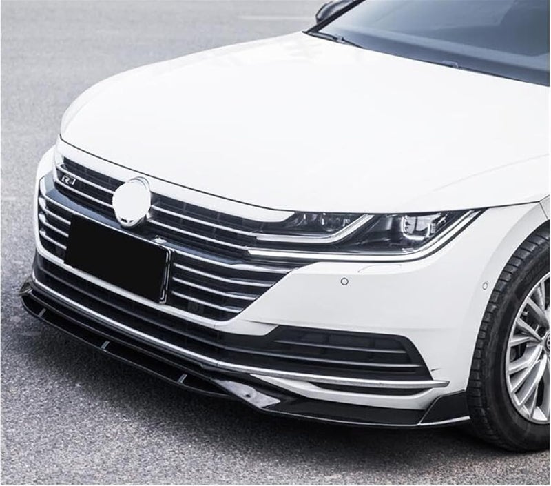 QASULER Front Bumper Lip Spoiler for Volkswagen Arteon CC - Image 2