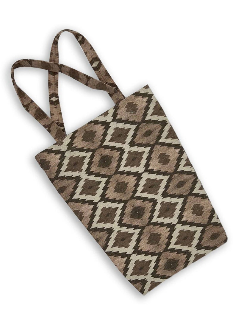 Gharibo Bags casual printed linen tote bag T230007C - Image 2