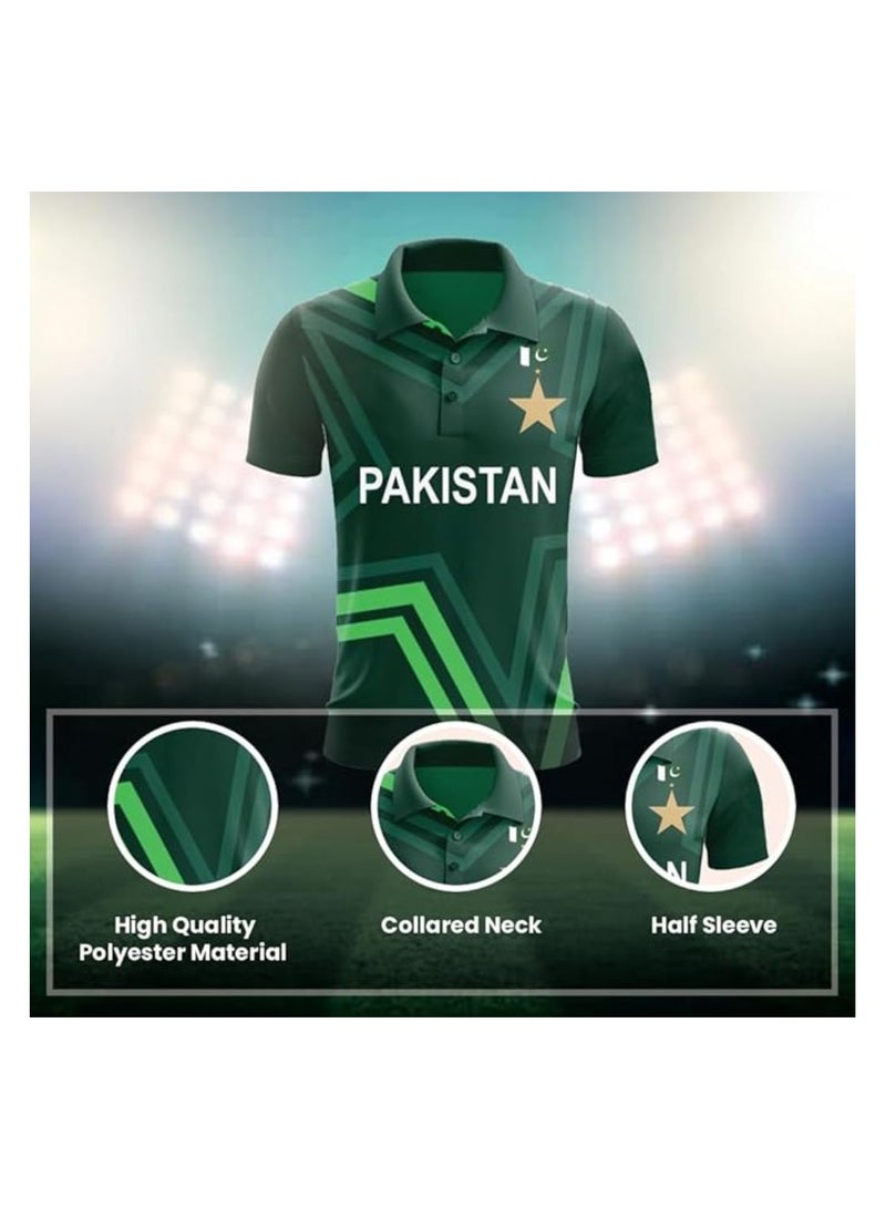 PRINTSHOP4ME Pakistan Cricket Combo–T-Shirt, Cap,Drawstring Bag&Hand Fan For Celebrations Match Days&Events  - Image 3