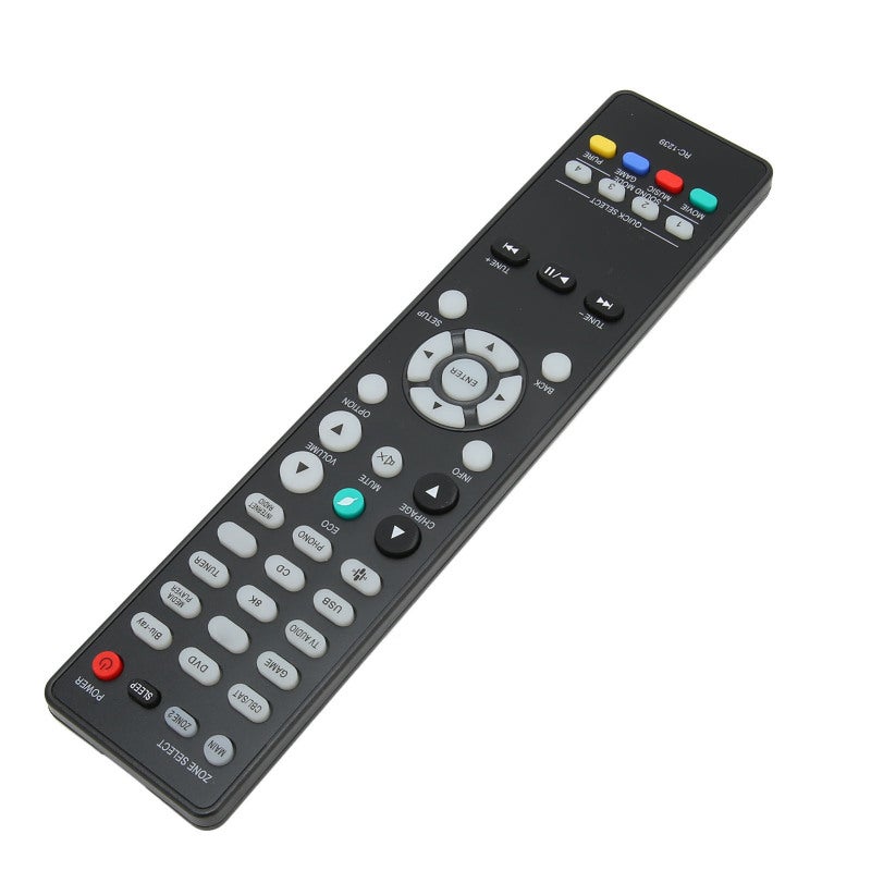 RC 1239 AV Receiver Remote Control - Compatible with Denon AVR S960H AVR X2700H AVR X3700H - ABS Material Power Amplifier Replacement Remote with Easy Grip for Home Theater - Image 3