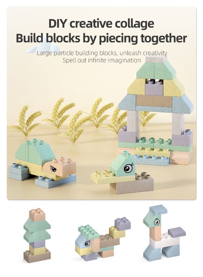 Loquat DIY Large Part Straw Building Blocks - Elegant Color Parent-Child Assembly Educational Toy - Image 5